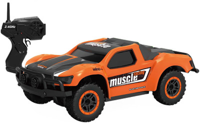 

Webby 2.4GHz Remote Controlled Rechargeable Muscle High Speed Car(Orange)