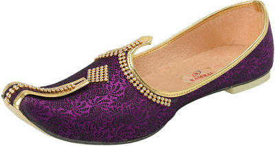 

Ramraj silk Wedding & Sherwani Mojari Casuals For Men(Purple