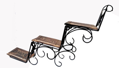 

REALHANDMADE WALL SHELF Decorative Showpiece - 40 cm(Wooden, Brown)