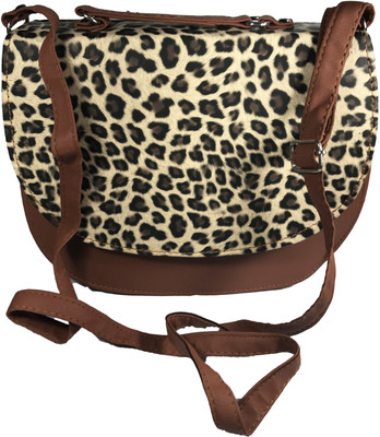

Bizarre Vogue Women Casual Brown PU Sling Bag
