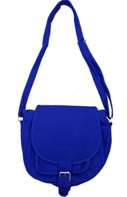 

MODESTIE Girls Casual Blue PU Sling Bag