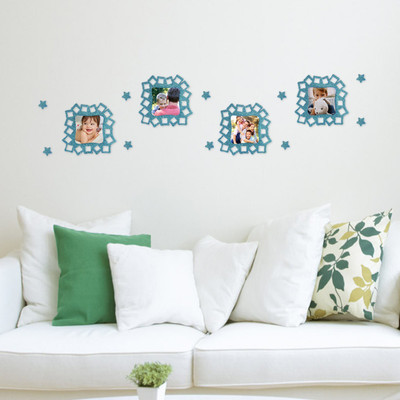 

Sunboy  Photo Frame Wall Décor Glitter Foam Sticker(Pack of 1, Blue