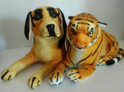 

ZICA DOG AND LION COMBO - 45 cm(Multicolor)