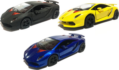 

Jack Royal 3 Combo Die cast Metal cars(Black, Yellow, Blue), Black;blue;yellow