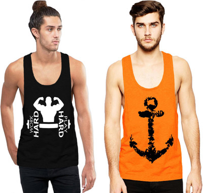 Cottonbeans Men Vest(Pack of 2)