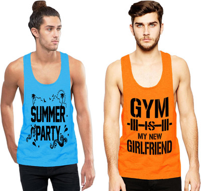 Cottonbeans Men Vest(Pack of 2)