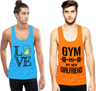 Cottonbeans Men Vest(Pack of 2)