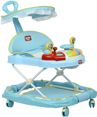 

BabyMate Musical Walker & Rocker With Parent Rod(Blue)