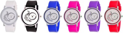 keepkart Glory Morni Dial White,Black,Blue,Pink,Purple,Red Multicolor Jewellery Bracelet Analog Watches for Woman Watch  - For Girls   Watches  (Keepkart)