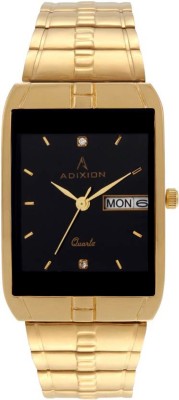 ADIXION 9151YMA01 New Stainless Steel Gold watch with Swarovski dial Watch  - For Men   Watches  (Adixion)