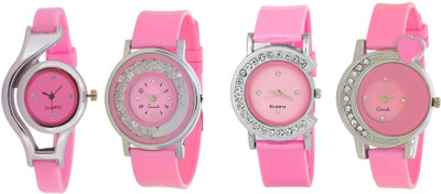 girls watch pink colour