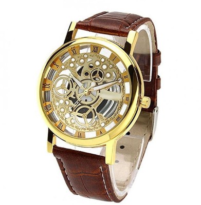 Cimax Transparent Dial Leather Strap Watch  - For Men & Women   Watches  (Cimax)