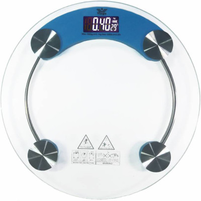 

Sanaya Virgo 8 MM personal weighing scale with LED LIGHT DISPLAY AND BATTERY INDICATOR Weighing Scale(Blue, Pink)