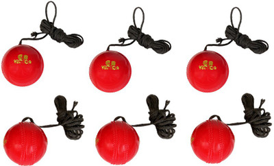 

GB HANGING 6 PC Cricket Training Ball(Pack of 6, Red)