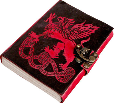 

Craft Shop A5 Diary(Handcrafted 100% Pure Leather, Red)