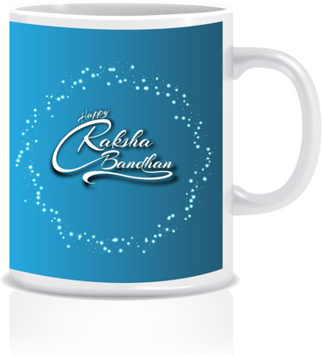 

Everyday Desire Happy Raksha Bandhan ED014 Ceramic Mug(300 ml), Multicolor