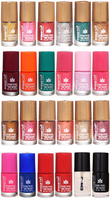 

Aroma Care Shiny and Modern Glitter Nail Polish Combo 006 Multicolor(Pack of 24)