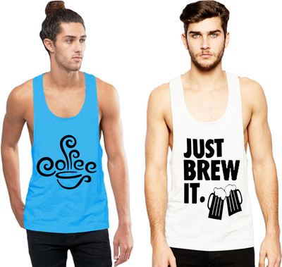 Cottonbeans Men Vest(Pack of 2)