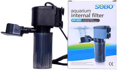 

Sobo WP-2001 Power Aquarium Filter(Mechanical Filtration for Salt Water and Fresh Water)