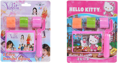 

SN toy zone Cartoon Roller Stamp Pad with Ink pack of 2