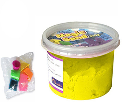 

AncientKart Kinetic Magic Super Modelling Sand with Moulds Yellow (300 g)