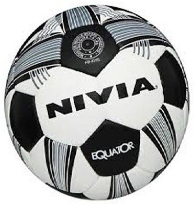 

Nivia Equator Football - Size: (Pack of 1, Multicolor, White & black