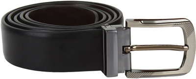 

Cyclone Men Casual Black Genuine Leather Belt