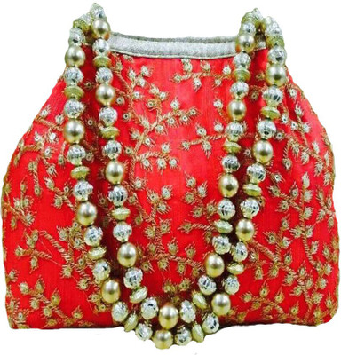

CRAFTBAZAAR Party Red Clutch