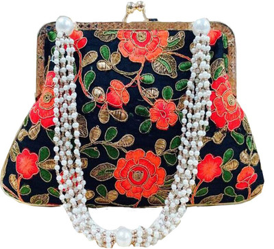 

CRAFTBAZAAR Party Multicolor Clutch