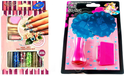 

Iris 7 Nail Art Decotation Kit and Stamping Kit (2 image Plate)(Set of 2)