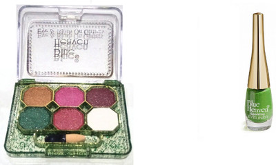 

Blue Heaven 6 IN 1 Fashion Eye Shadow & Sparkeling Eyeliner 07 Combo.(Set of 2)