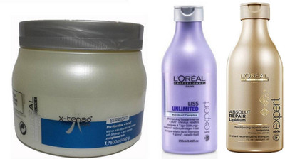 

L'Oreal Paris PROFESSIONNEL X-TENSO CARE HAIR SPA WITH ABSOLUTE REPAIR & LISS UNLIMITED SHAMPOOS(Set of 1)