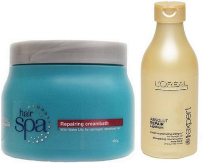

L'Oreal Paris PROFESSIONNEL REPAIR HAIR SPA WITH ABSOLUT REPAIR LIPIDIUM SHAMPOO(Set of 1)