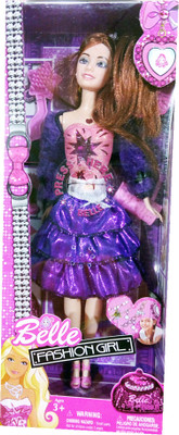 

TALKING GANESHA FASHION BARBIE DOLL WITH ACCESSORIES, LIGHT & MUSIC FOR KIDS (ASSORTED COLORS)(Multicolor)