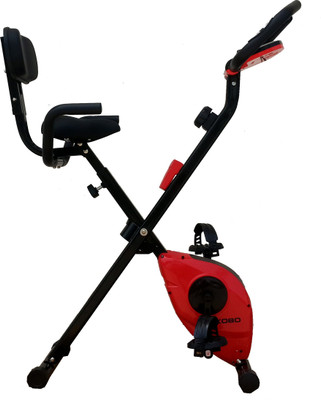 

Kobo IMPORTED MAGNETIC X-BIKE CYCLE WITH BACK REST Folding Bike Exercise Bike(Red)