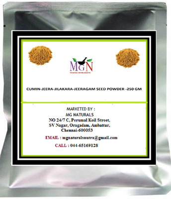 

MG Naturals CUMIN-JEERA-JILAKARA-JEERAGAM SEED POWDER-250 GM-FACE PACK-SMOOTH/GLOWING(250 g)