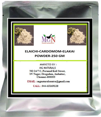 

MG Naturals ELAICHI-CARDOMOM-ELAKAI POWDER-250 GM-FACE PACK-BLEMISHES-ACNE(250 g)