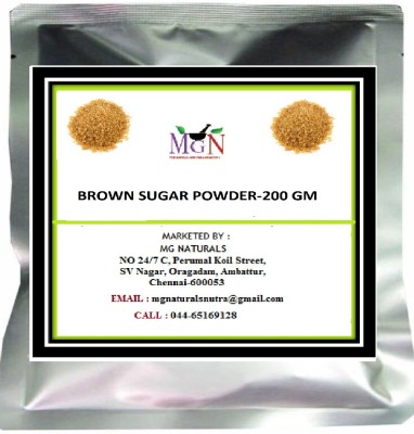 MG Naturals BROWN SUGAR POWDER-200 GM(200 g)