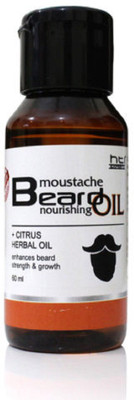 

HTI NOURISHING MUSTACHE & BEARD CITRUS HERBAL Hair Oi Hair Oil(60 ml)