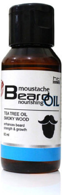 

HTI NOURISHING MUSTACHE & BEARD TEA TREE ORGANIC Hair Oil(60 ml)