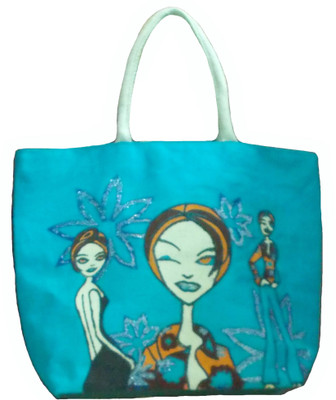 

Rosy Hand-held Bag(Blue)