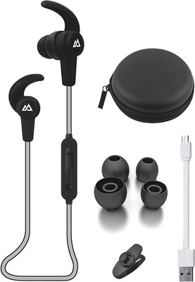 

Axxis AS 900 Branded Bluetooth/Wireless Earphone Bluetooth Headset with Mic(Grey, In the Ear)