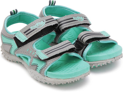 

Footfun by Liberty Boys & Girls Velcro Strappy Sandals(Green, S.green