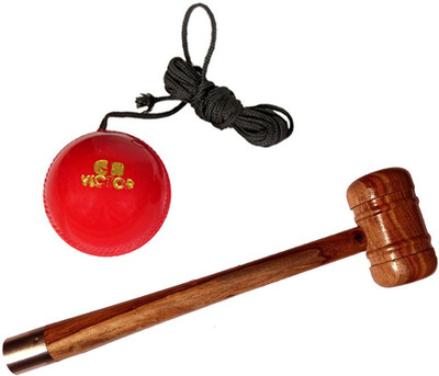 

GB Combo Wooden Mallet + Bat Cone + Hanging Ball Cricket Kit
