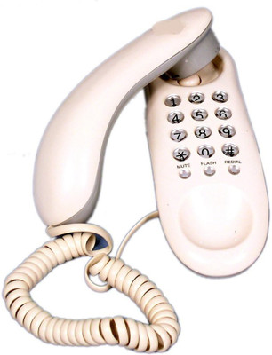vepson KX-T333 Greco Button Telephone Corded Landline Phone(White) available at flipkart for Rs.435