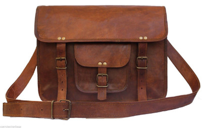 

Anshika International 15 inch Expandable Laptop Messenger Bag(Brown)