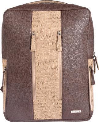 

Veuza 14 inch Laptop Backpack(Brown)