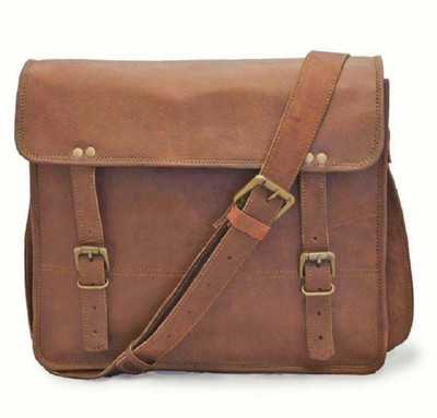 

Anshika International 15 inch Expandable Laptop Messenger Bag(Brown)
