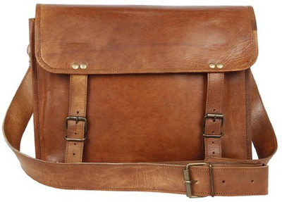 

Anshika International 15 inch Laptop Messenger Bag(Brown)