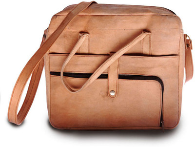 

World's Trendz 14 inch Laptop Backpack(Brown)